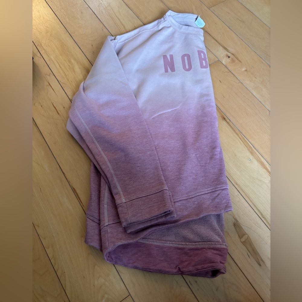 NOBULL Women’s Pink Ombre Crewneck